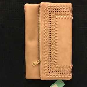 Blush clutch/crossbody.
